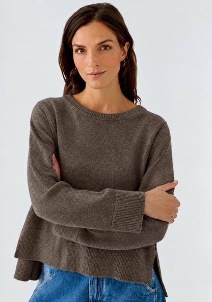 ♡ Pullover mit Seitenschlitz