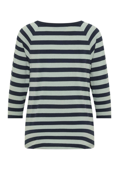 ♡ Streifenshirt, 3/4 Arm, Elbsand