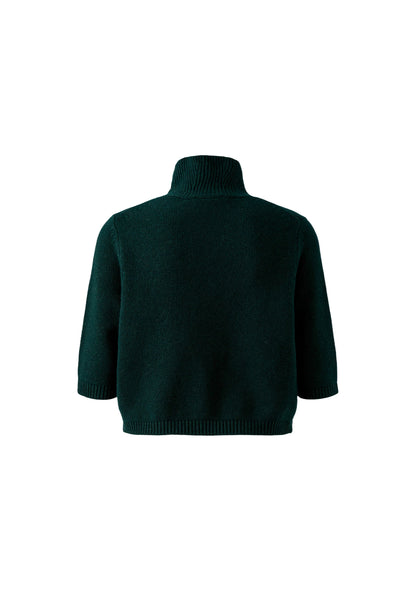 ♡ Halbarm-Pullover mit Stehkragen
