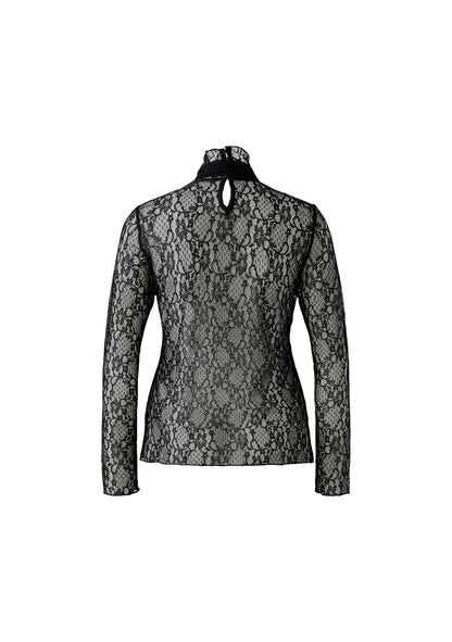 ♡ Transparente Spitzen-Bluse
