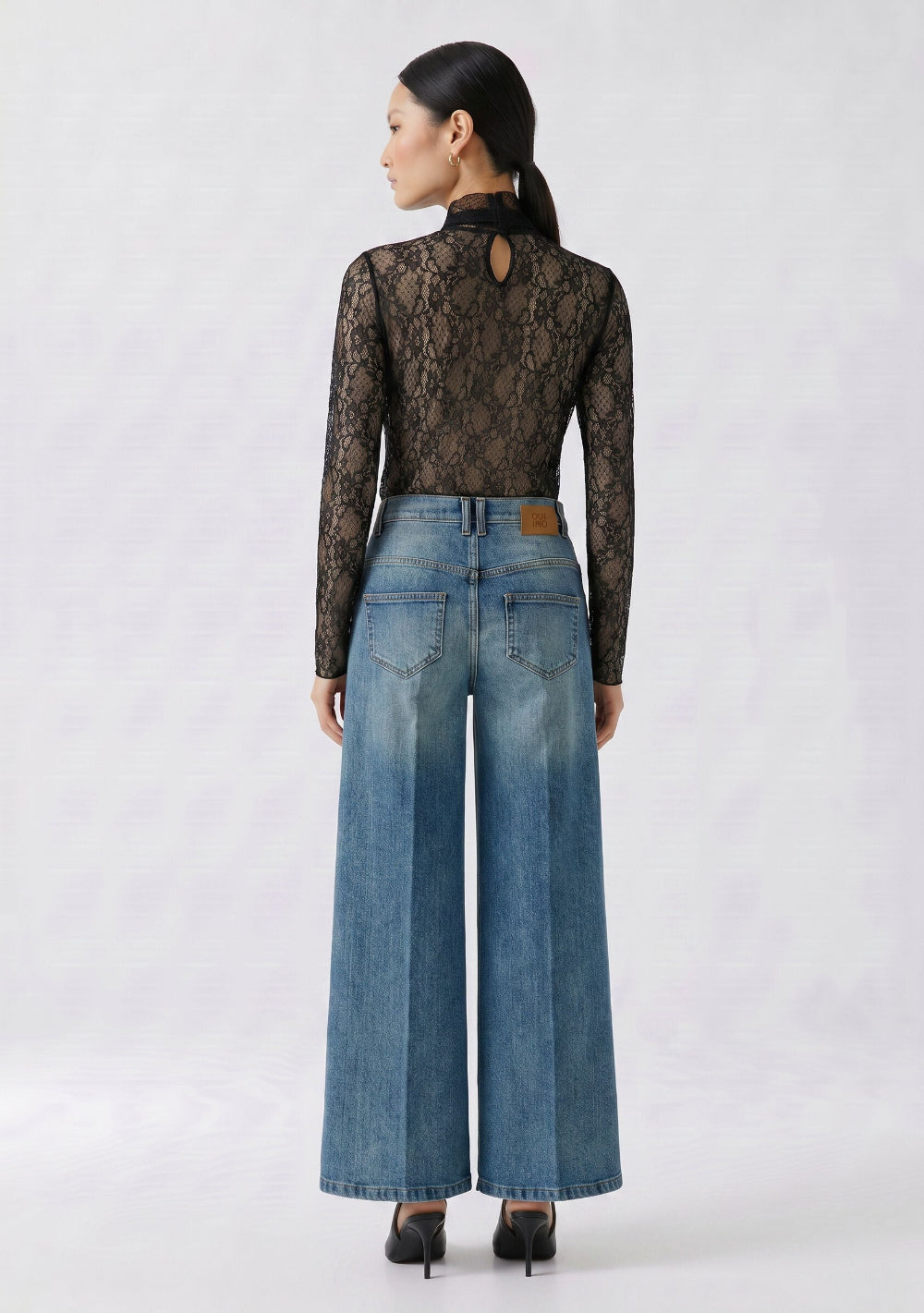 ♡ Transparente Spitzen-Bluse