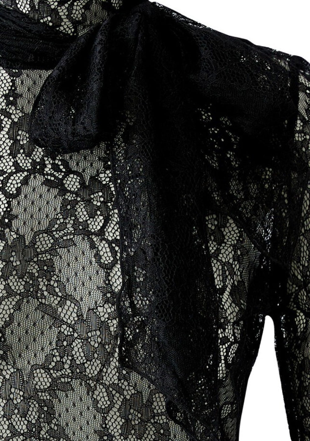 ♡ Transparente Spitzen-Bluse
