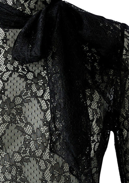 ♡ Transparente Spitzen-Bluse