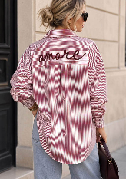 ♡ Streifenbluse „Amore“
