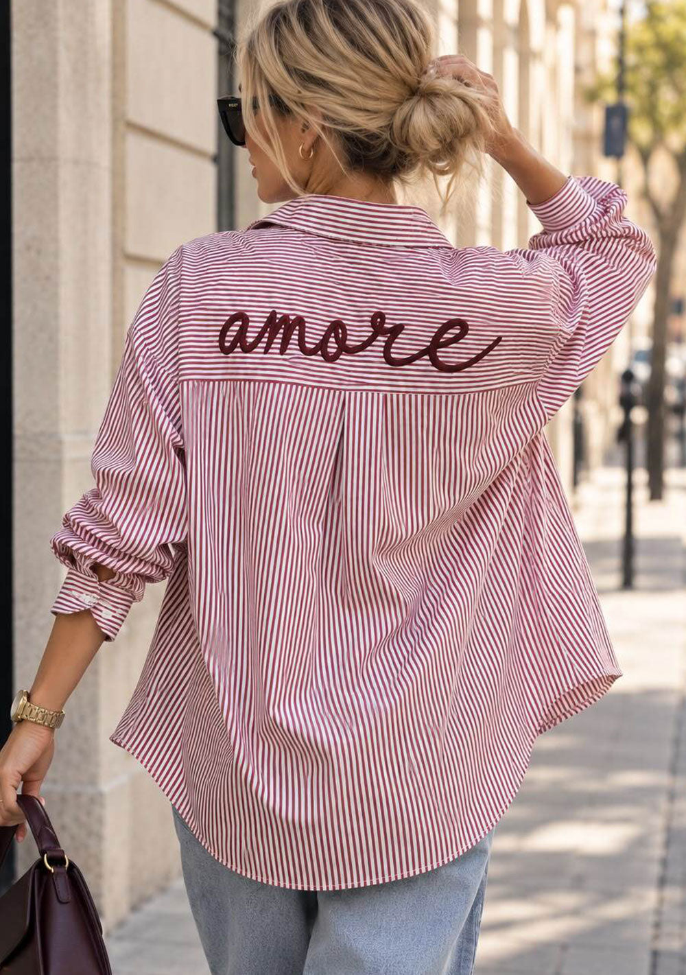 ♡ Streifenbluse „Amore“
