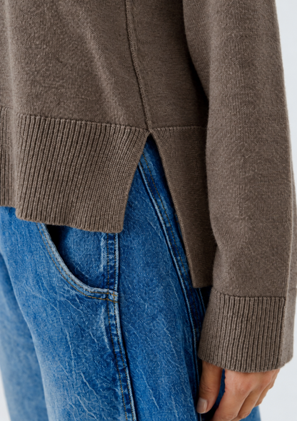 ♡ Pullover mit Seitenschlitz