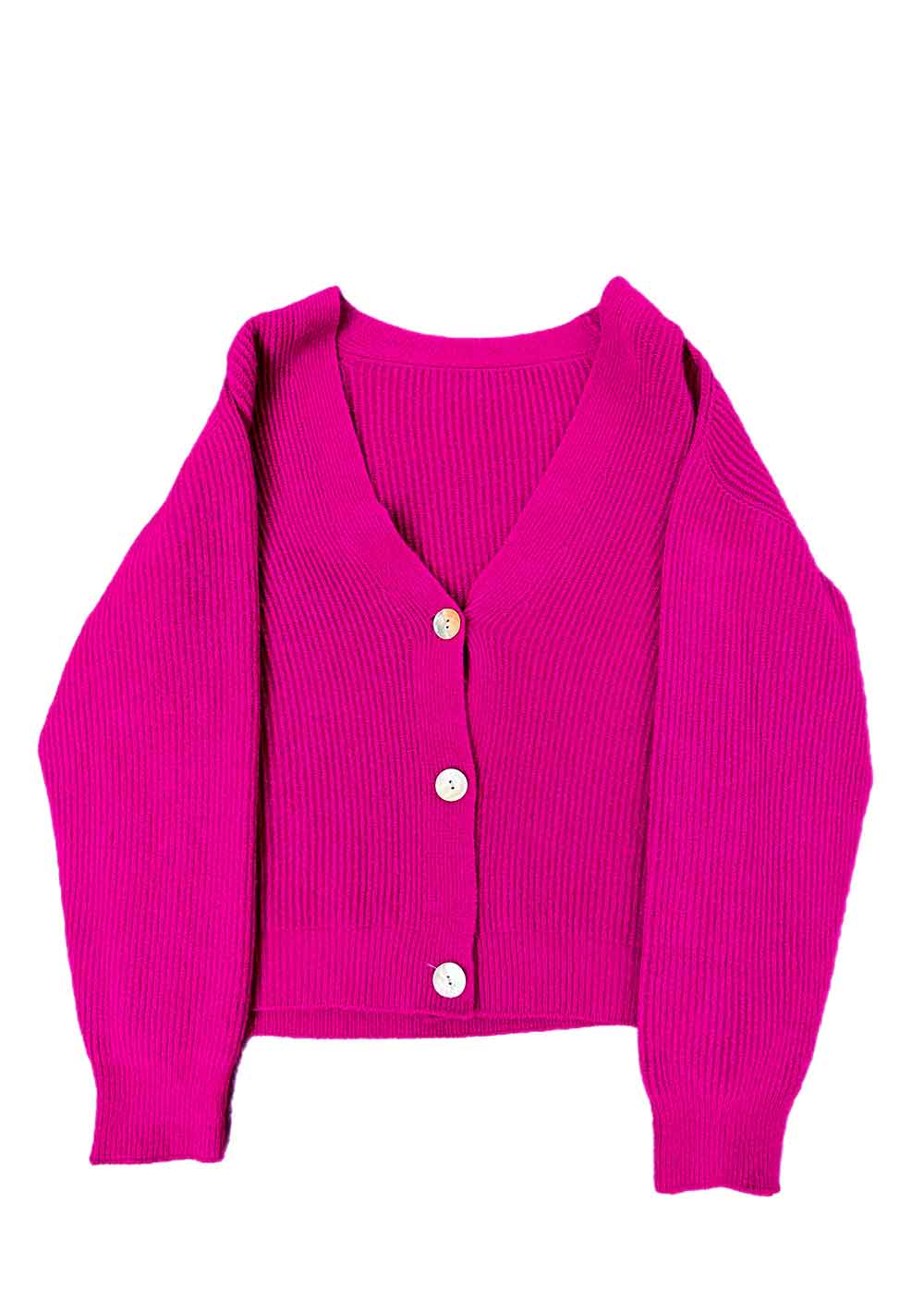 ♡ Strickjacke Rippstrick