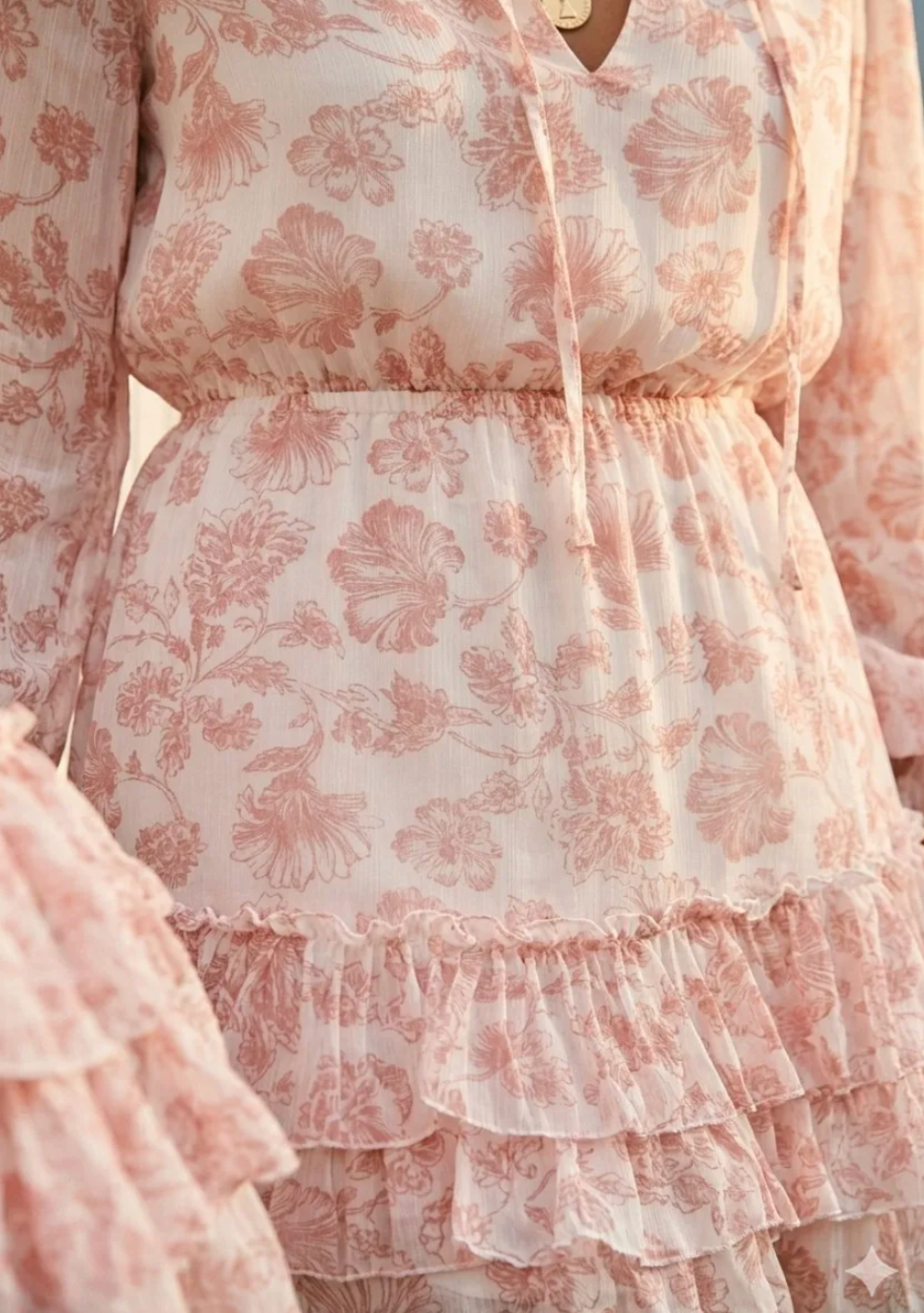 ♡ Minikleid mit Rüschen