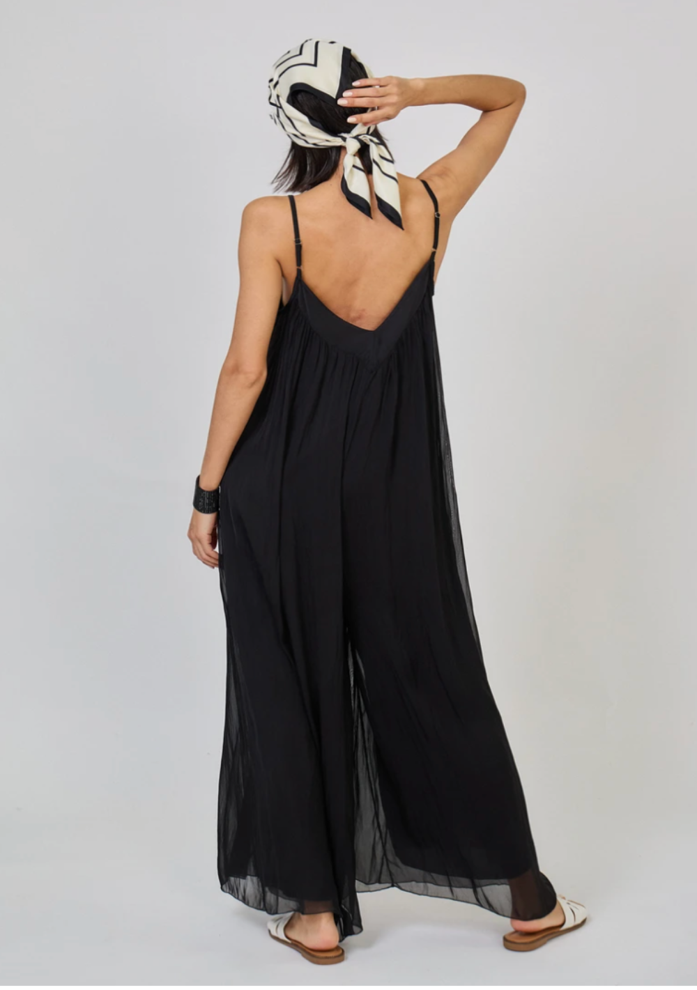 ♡ Jumpsuit aus Seidenmix