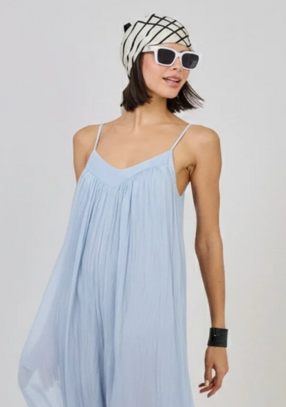 ♡ Jumpsuit aus Seidenmix
