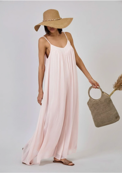 ♡ Jumpsuit aus Seidenmix