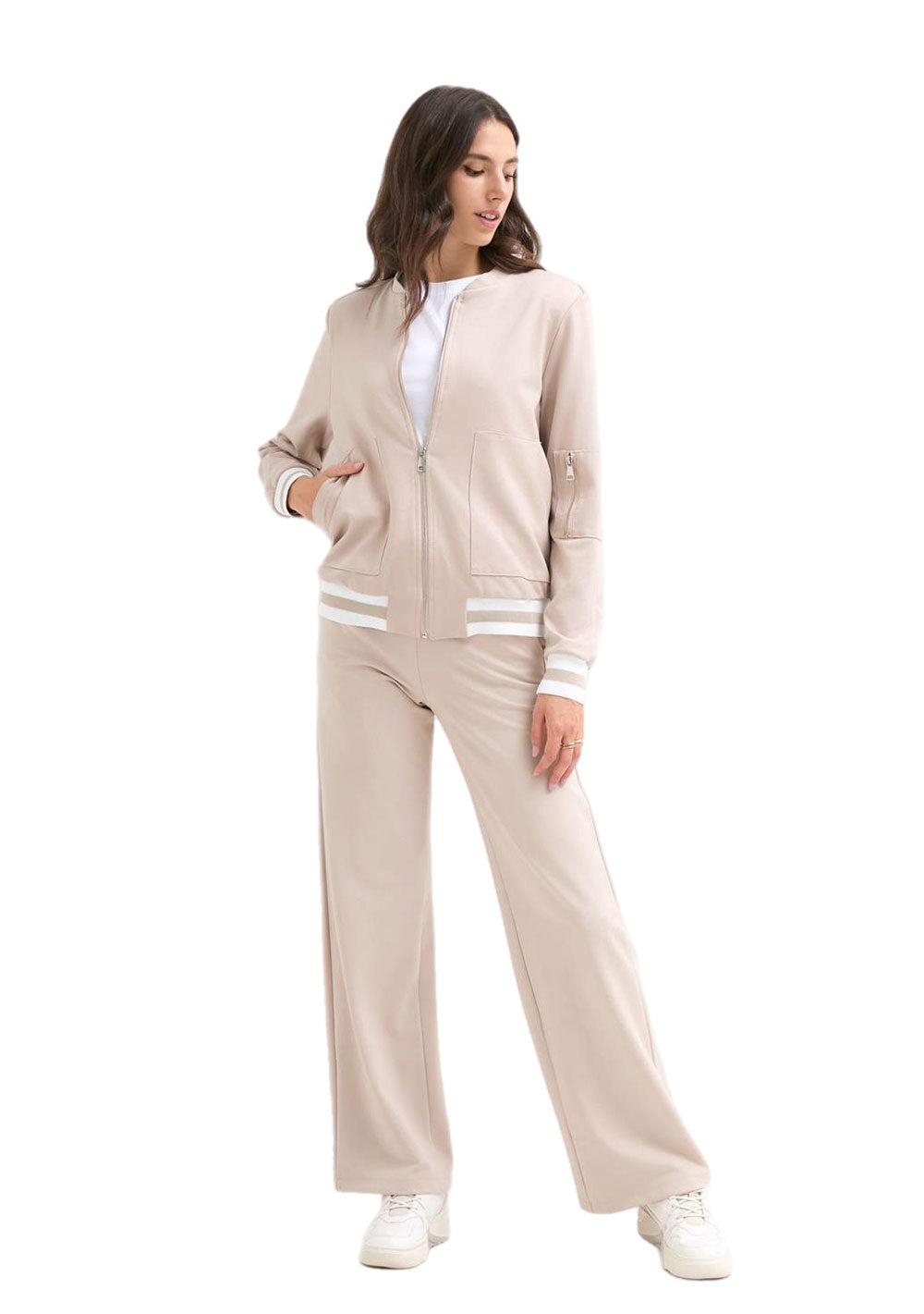 ♡ Stretch Blouson mit Streifen