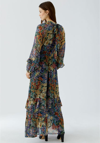 ♡ Maxikleid mit Blumenprint