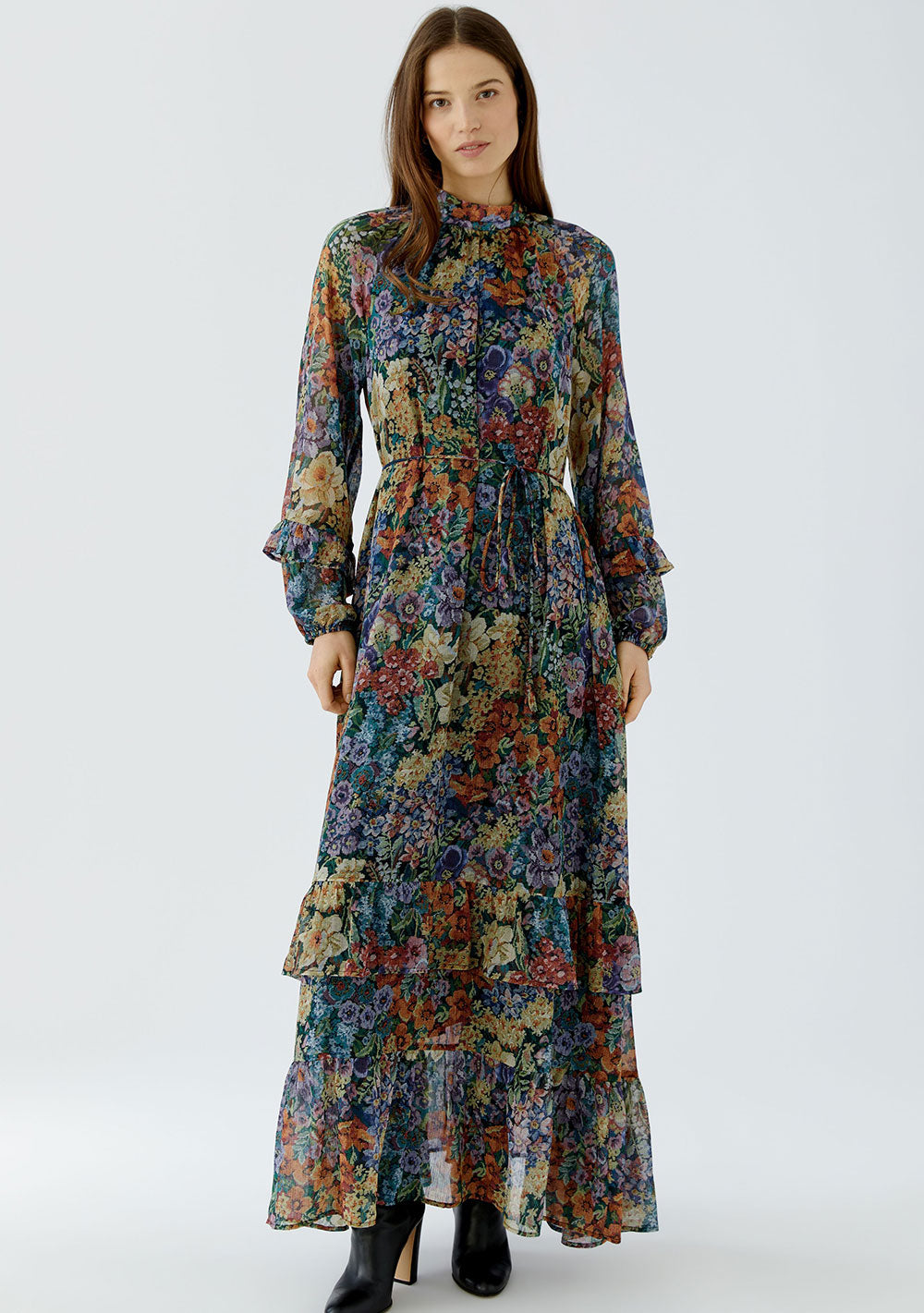 ♡ Maxikleid mit Blumenprint