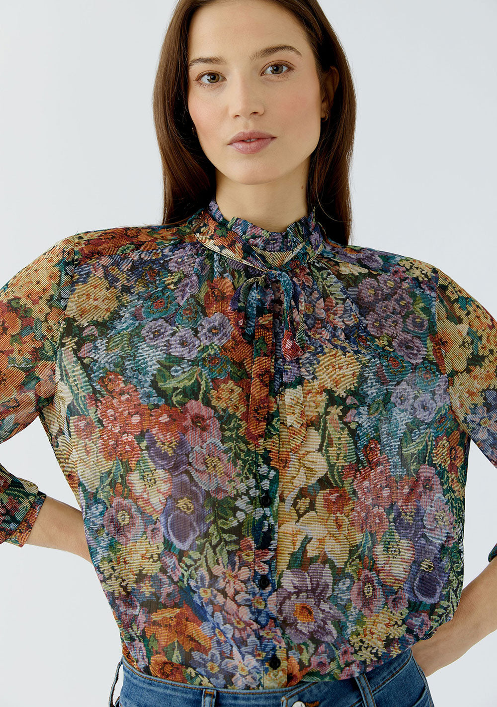 ♡ Bluse mit Blumenprint