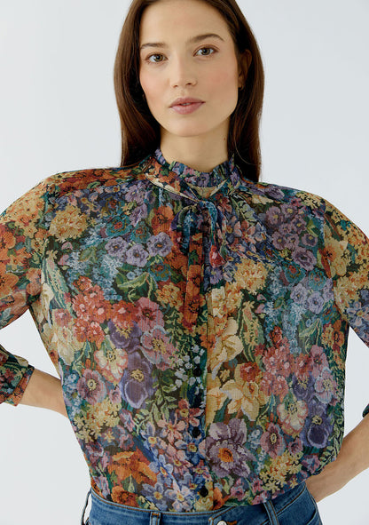 ♡ Bluse mit Blumenprint