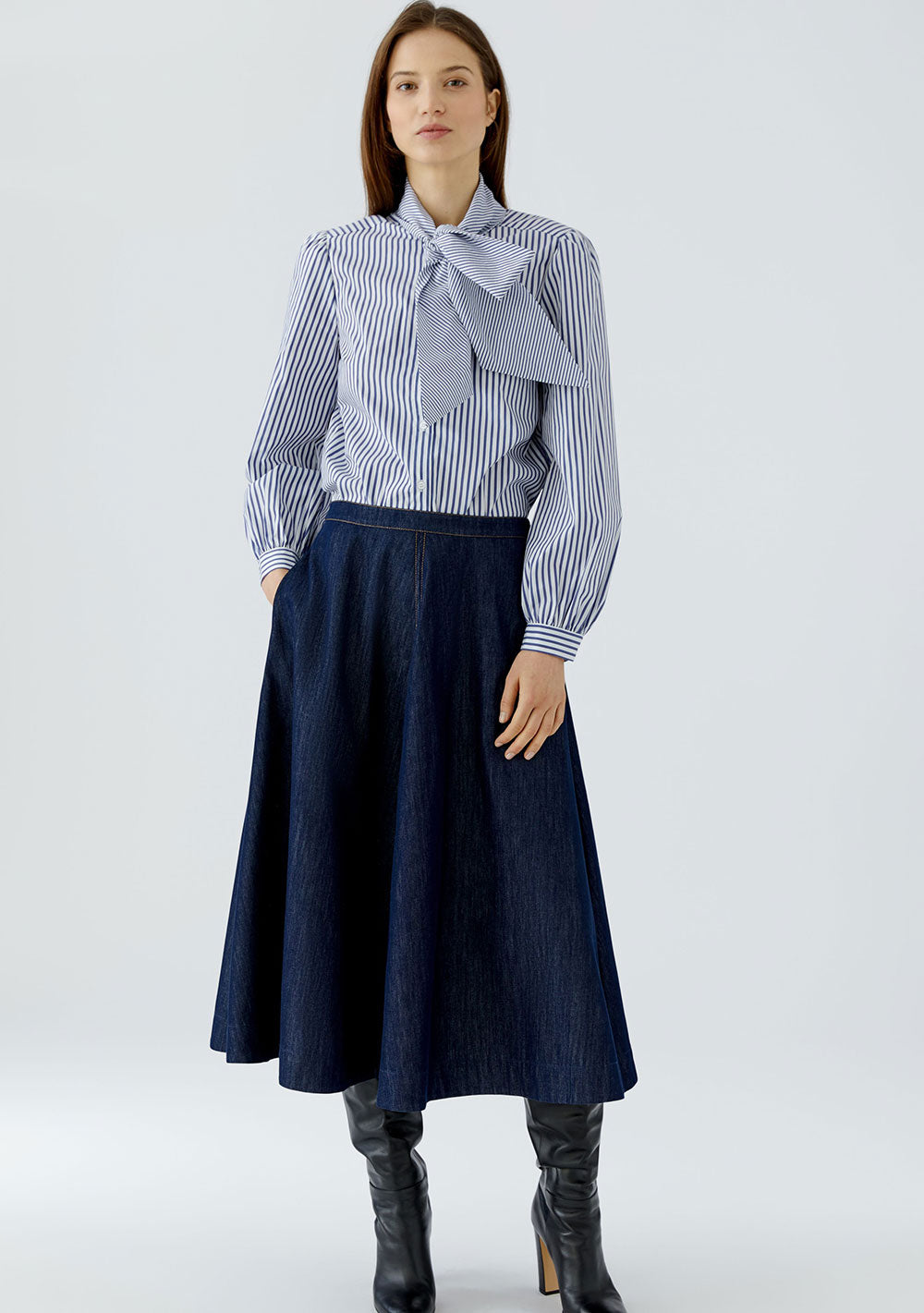 ♡ Bluse mit Streifen