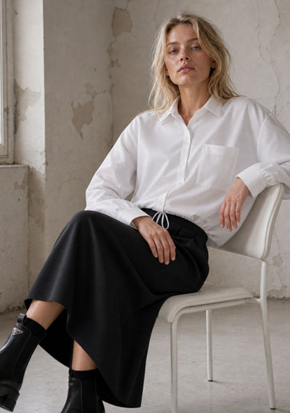 ♡ Bluse aus Technical Jersey