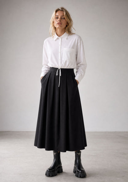 ♡ Bluse aus Technical Jersey