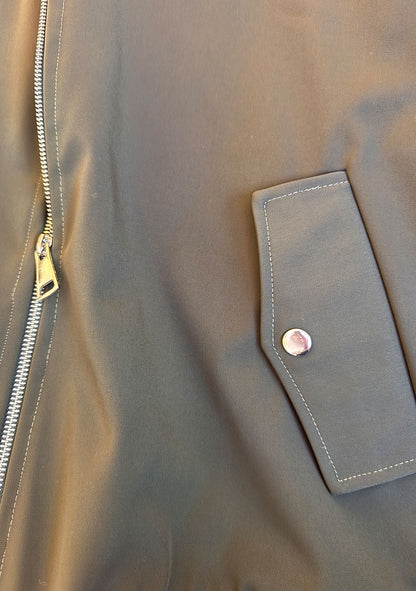 ♡ Bomberjacke mit Leo-Innenfutter