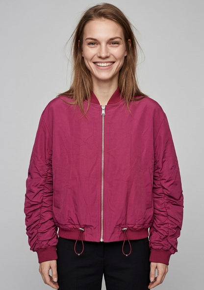 ♡ Bomberjacke mit farbigen Innenfutter