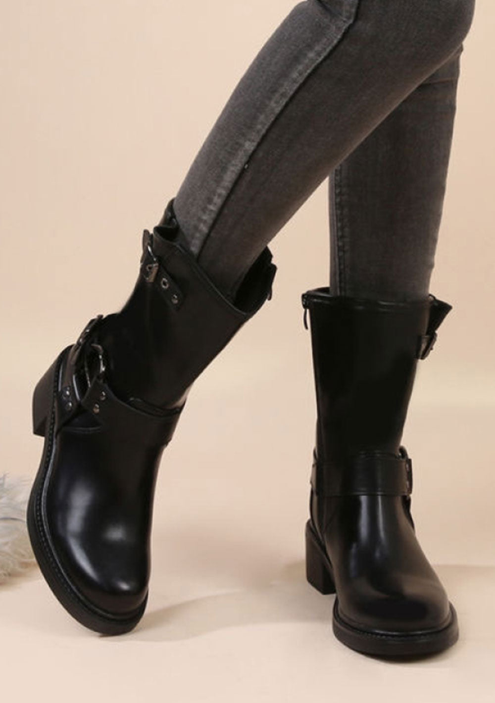 ♡ Boots mit Schnalle