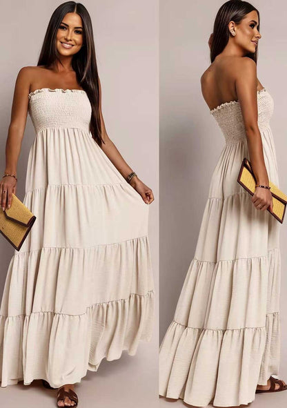 Bustier-Maxikleid