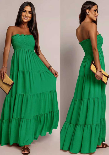 Bustier-Maxikleid