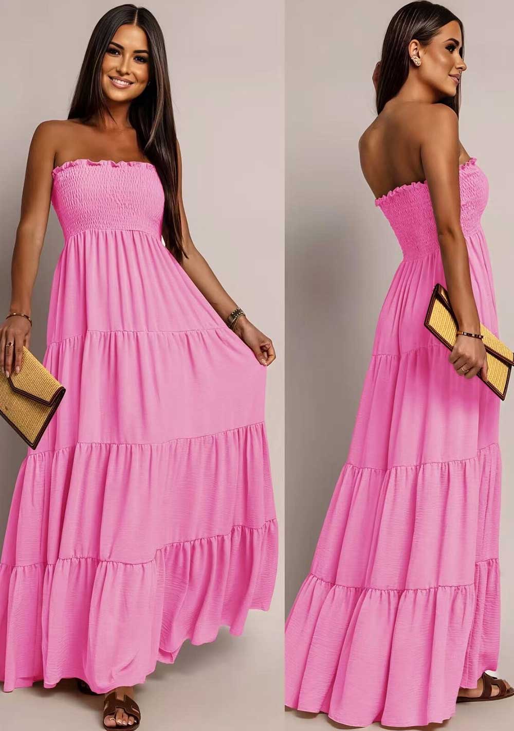 Bustier-Maxikleid