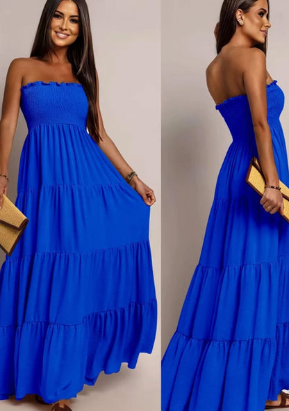 Bustier-Maxikleid