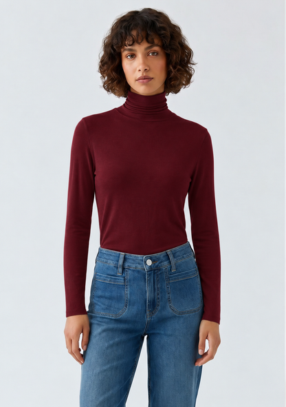 ♡ Basic Shirt mit Rollkragen