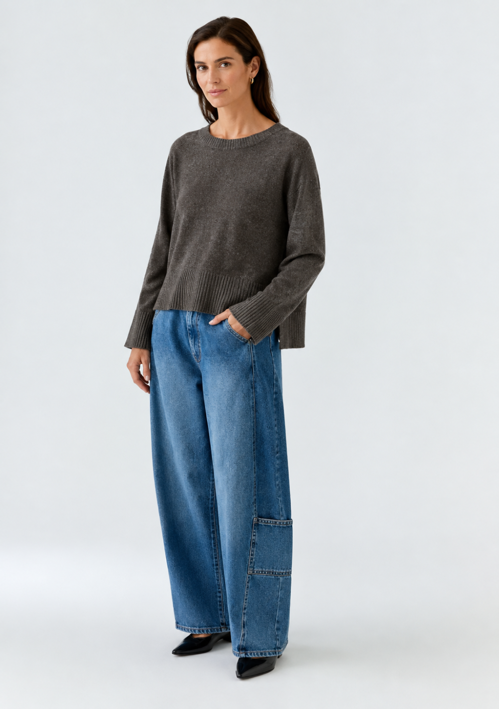 ♡ Pullover mit Seitenschlitz