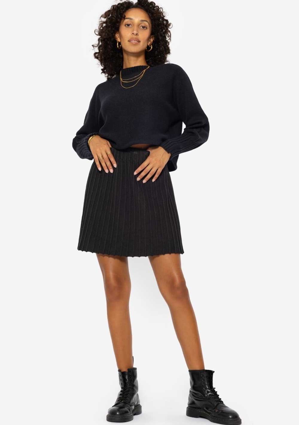 ♡ Plissierter Strickrock