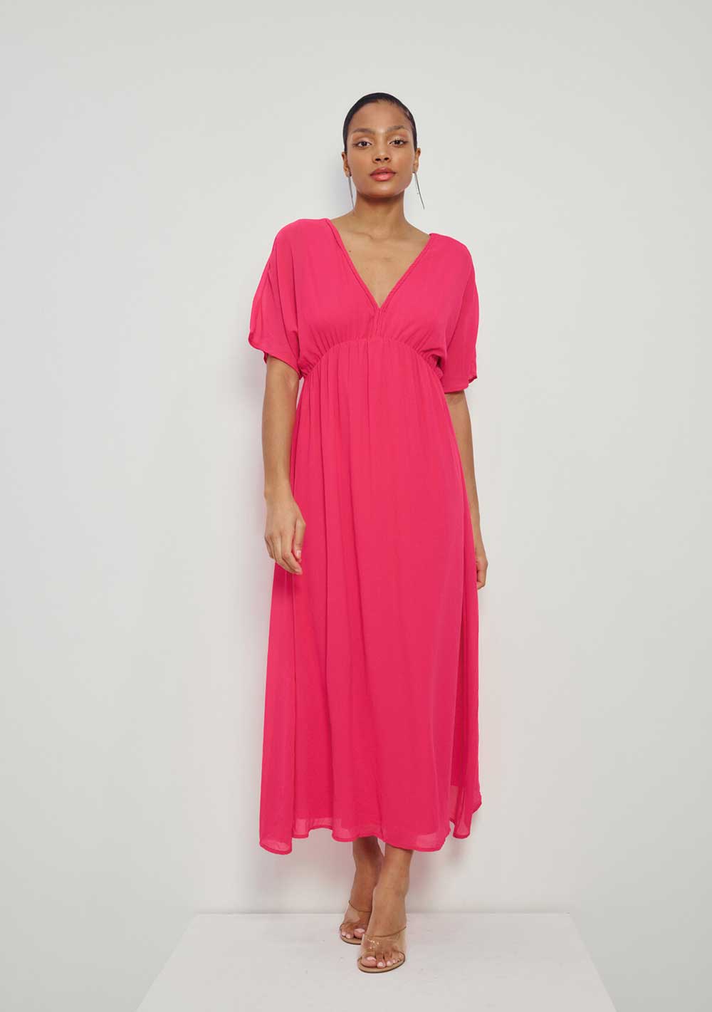 ♡ Midikleid mit Fledermausarm