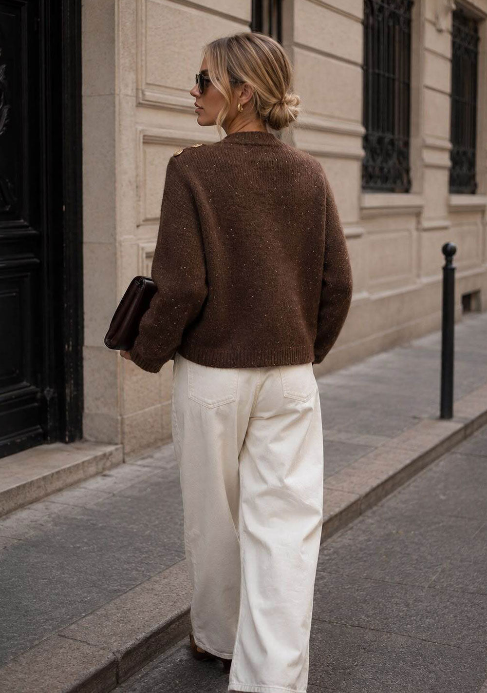 ♡ Strickjacke mit Goldknöpfen