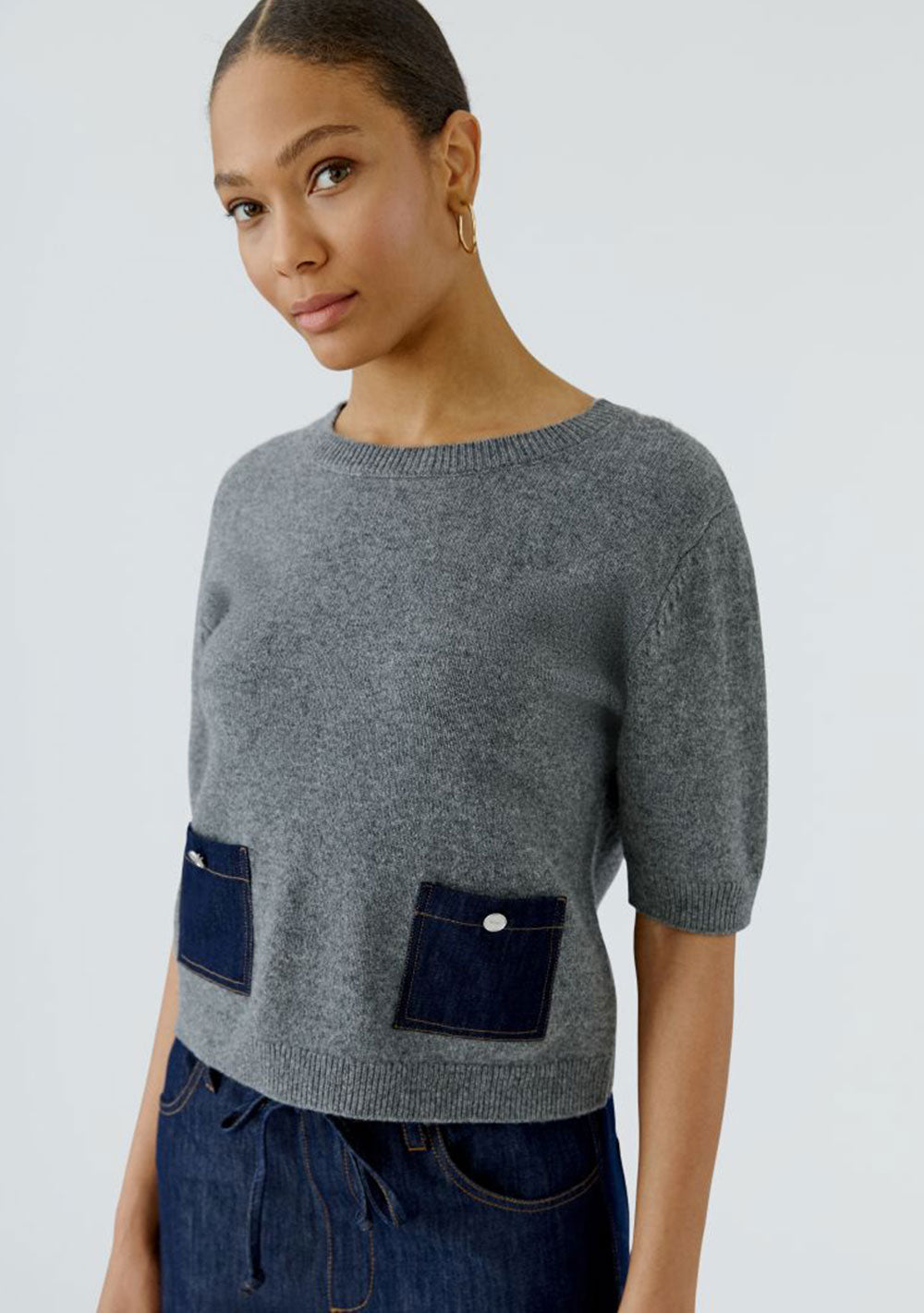 ♡ Pullover Halbarm, Oui