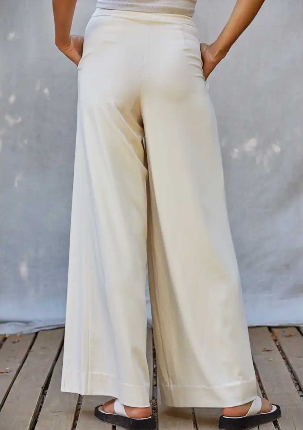 ♡ Hose mit extra weitem Bein und Kellerfalte