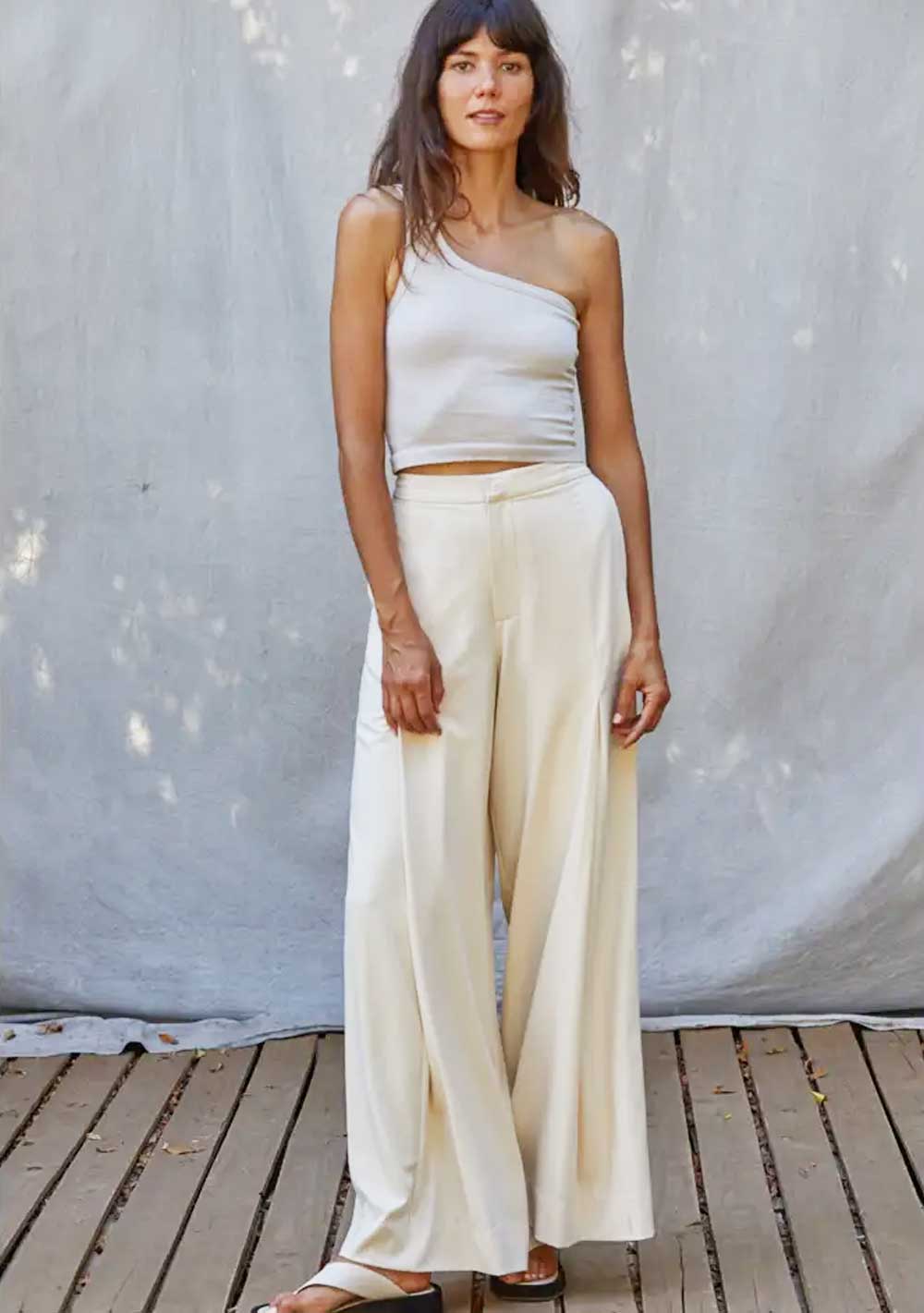 ♡ Hose mit extra weitem Bein und Kellerfalte