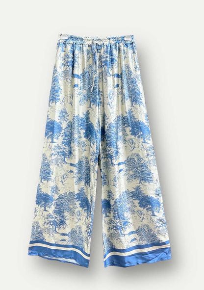 ♡ Hose mit Toile de Jouy Print