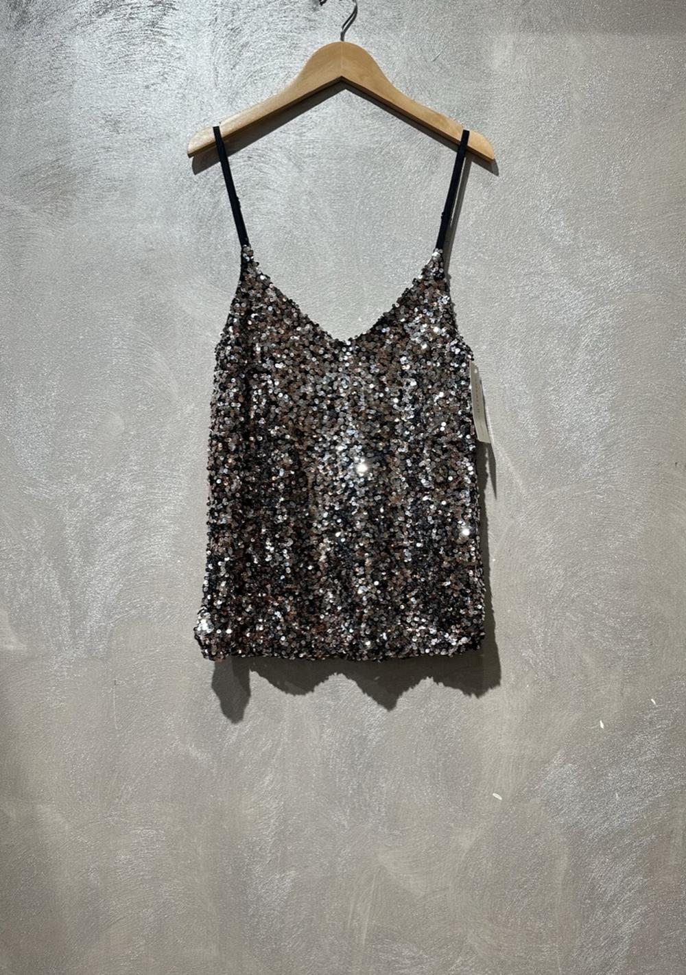 ♡  Pailletten Top