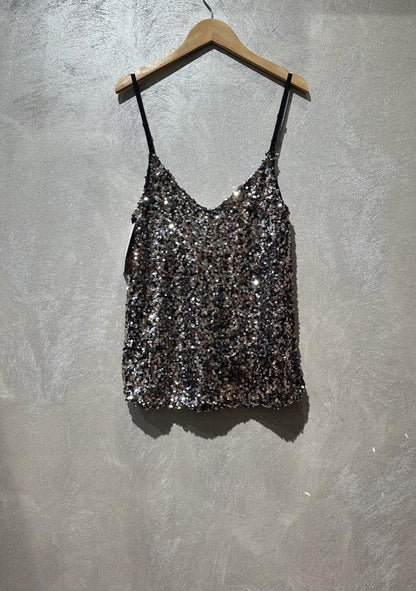 ♡  Pailletten Top