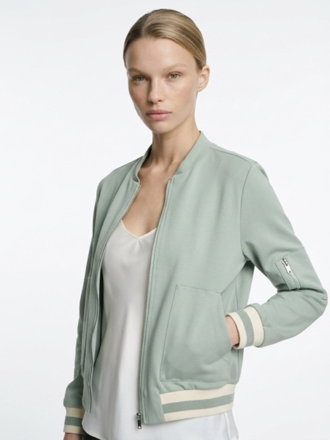 ♡ Stretch Blouson mit Streifen
