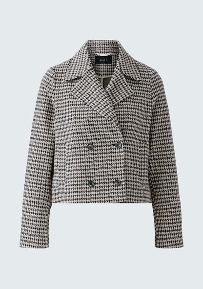 ♡ Jerseyjacke mit Hahntritt