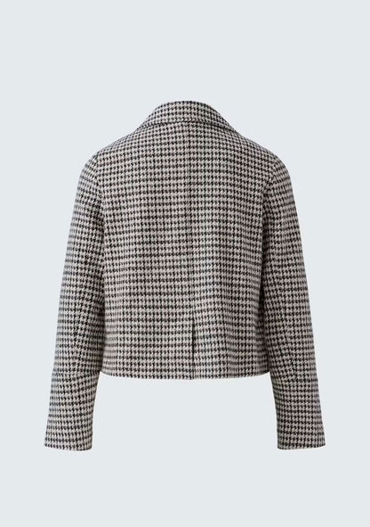 ♡ Jerseyjacke mit Hahntritt