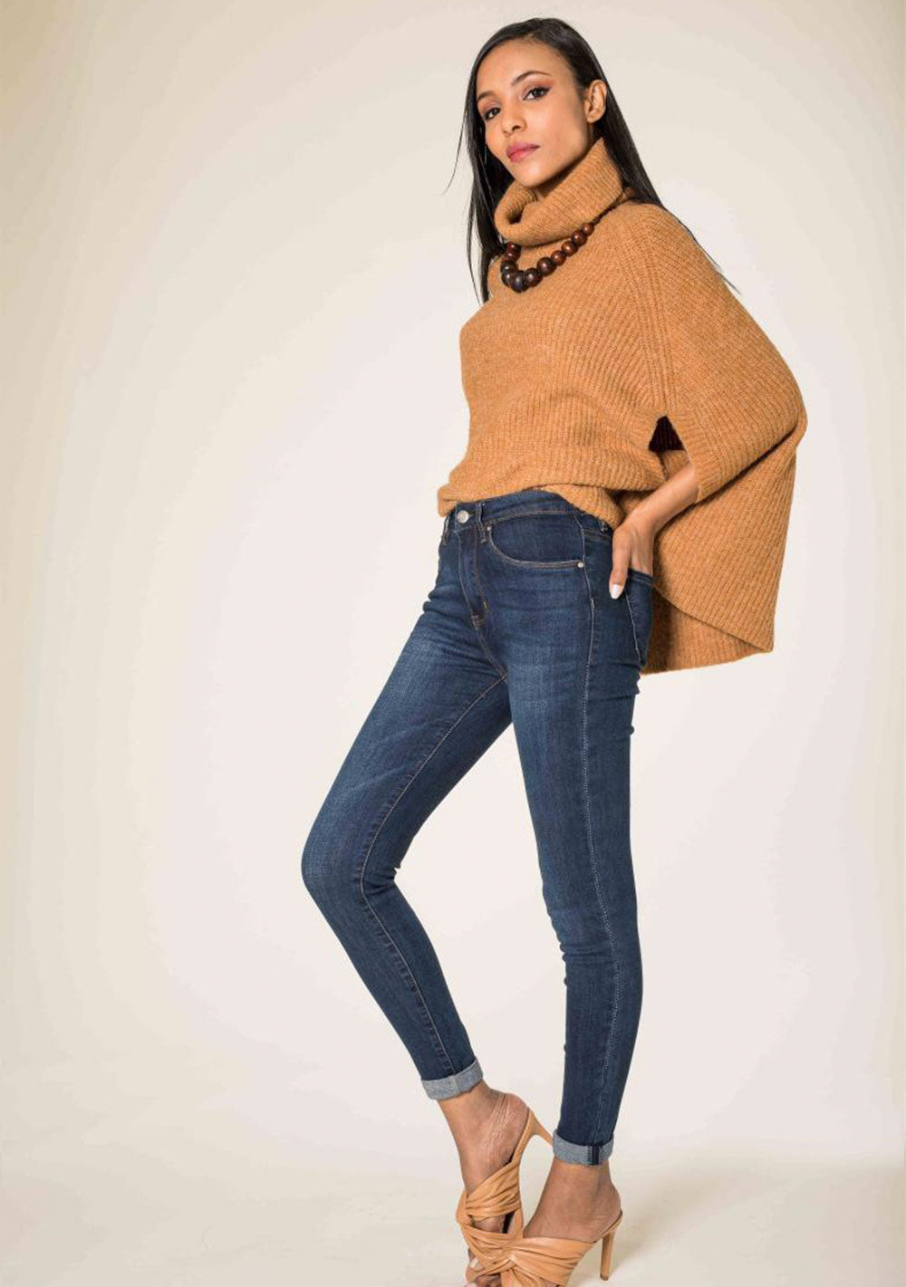 ♡ Slim-Jeans mit hoher Taille