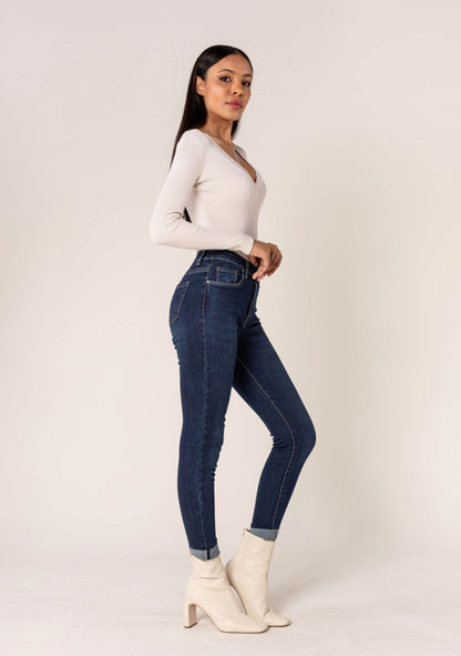 ♡ Slim Jeans mit hoher Taille