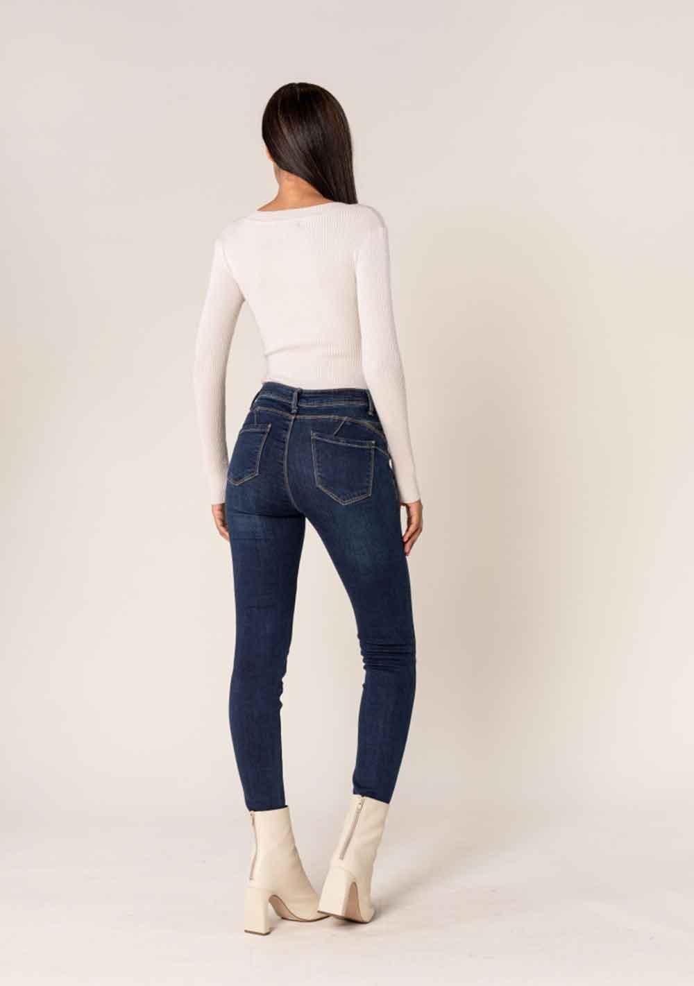 ♡ Hochsitzende Slim Jeans