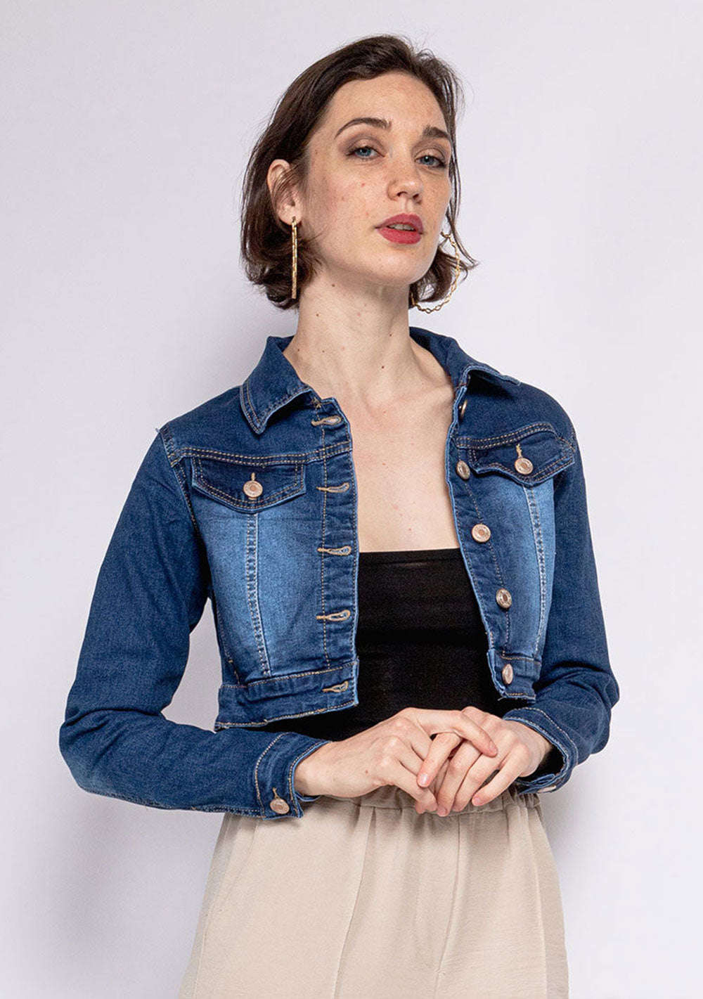 ♡ Extra kurze Jeansjacke