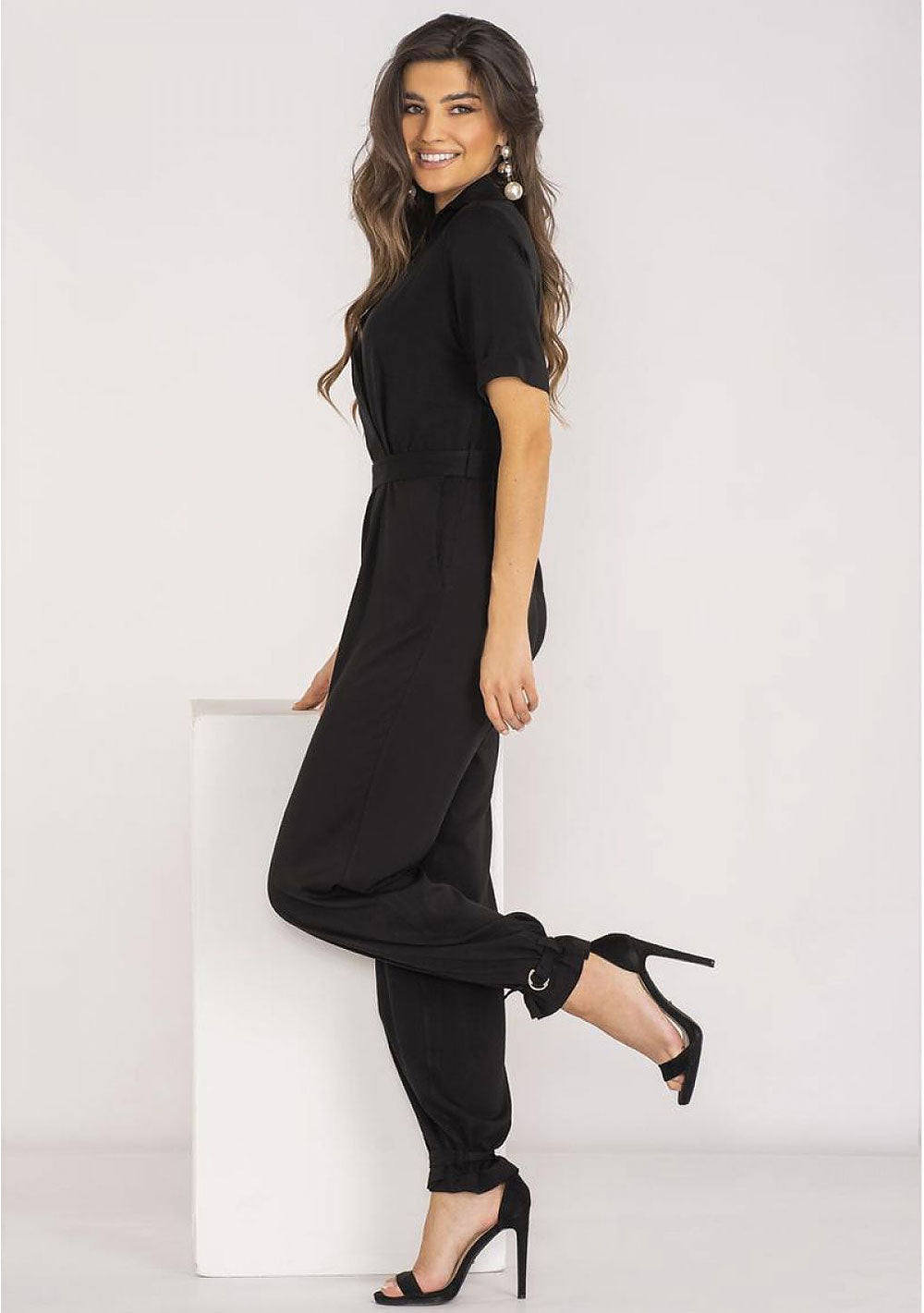 ♡ Jumpsuit mit Gürtel