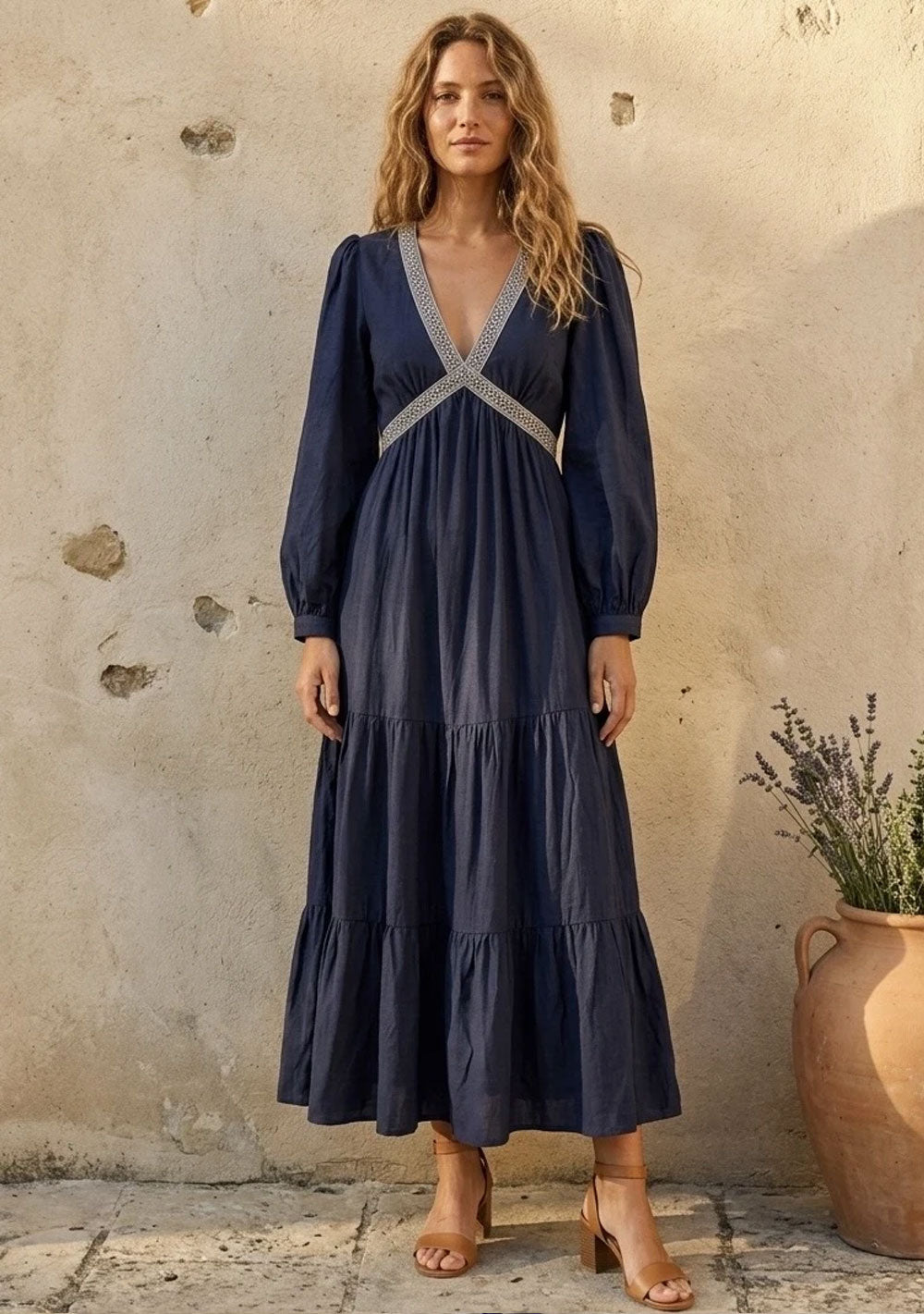 ♡ Fließendes Boho-Kleid